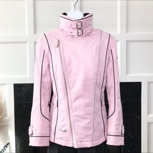 SPYDER Ski Jacket Pale Pink with Hood Size 8